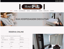Tablet Screenshot of hotelfit.com.br